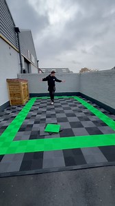 Outdoor area to cover? Our vented tiles are ideal 😎🙌🏻 #garage #garagestyle #garagefloor #flooring #showroom #carphotography | Garage Style Ltd