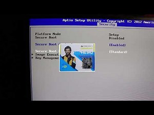 How to Enable Secure boot on H61 / LGA 1155 Motherboard
