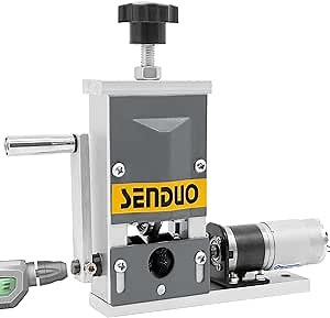 Automatic Wire Stripper Machine 0.04-0.79inch Diameter Scrap Cable Stripping Machine Adjustable Power 40W Portable cable stripper for Scrap Copper Wire Cable Recycling