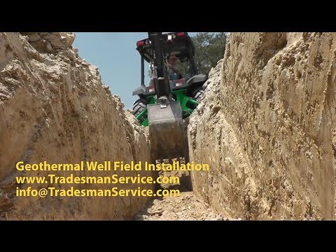Geothermal Well Field Installation