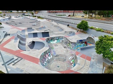 Can New Zealand's Biggest Skatepark Be Ridden On A MTB? - Washington Way Skatepark!