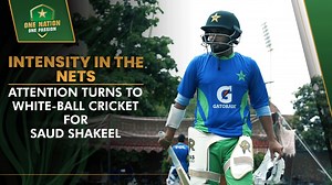 Dialling up the intensity in the nets! 🔥 Attention turns to white-ball cricket for Saud Shakeel ⚪🏏 #AFGvPAK | Pakistan Cricket Team