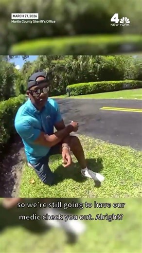 Bodycam video shows moments after Tiger Woods' crash that led to DUI arrest | NBC New York