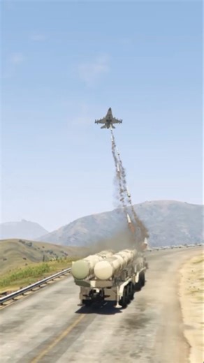 SAM Missile vs F-16 | GTA V Action