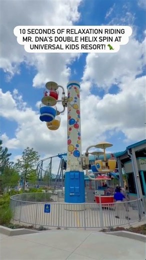 First Look! Mr. DNA's Double Helix Spin | Jurassic World Ride at Universal Kids Resort