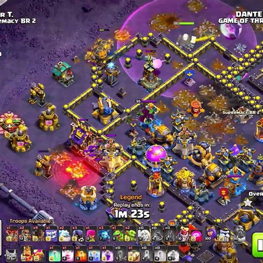 Legend League Attack 😱🔥 Fireball + Rocket Balloons EASY 3⭐ #shorts #trending #youtubeshorts #coc