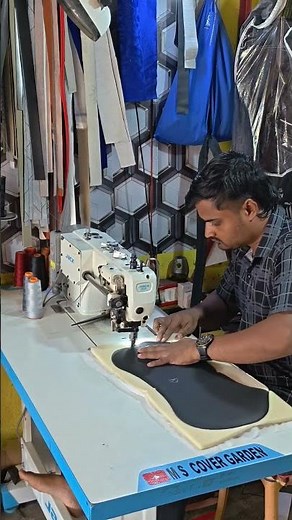 Car Seat Cover folding stitching tutorial #shortvideo #viralshorts