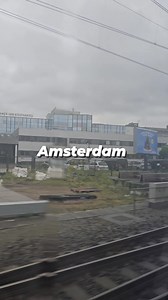 Arriving in Amsterdam 🇳🇱 The train is one of the best ways to get into the city from the airport 🛫 super quick and cheap 😀 | Lilly Likes Amsterdam