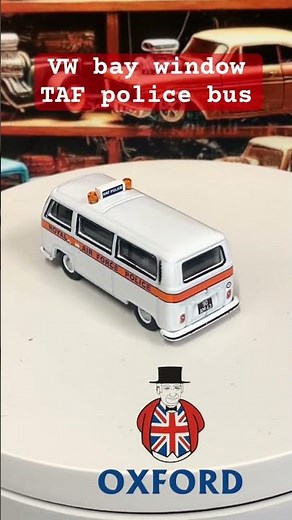 Oxford Diecast VW RAF Police Bus Review 🚓 | Rare Military VW T1 Model Unboxed!