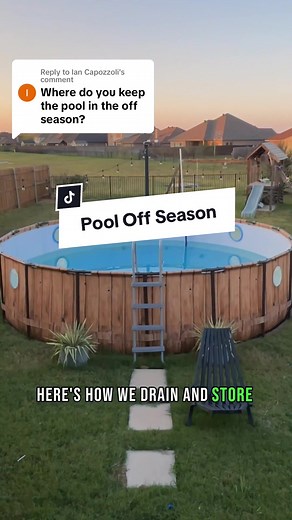 Replying to @Ian Capozzoli Here’s the process, hope this helps!#poolstorage #poolhacks