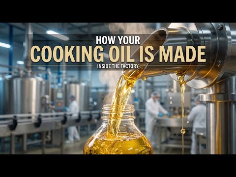 How Your Cooking Oil Is Made — Inside the Factory (Full Process)