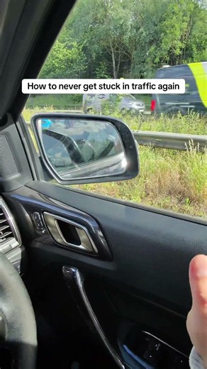 How to never get stuck in traffic… #courier #courierservice #deliverydriver #vanlife #logistics