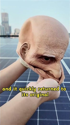 " Look for Party! This Old Man Mask is Too Cool