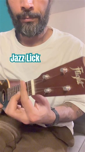 Jazz Lick for Ukulele. #ukulele #ukuleletutorial