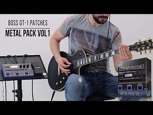Boss GT-1 - Metal Pack vol.1 | Playthrough