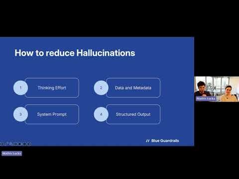 Building Hallucination Resistant GenAI Applications in Pharma - Blue Guardrails on demand session