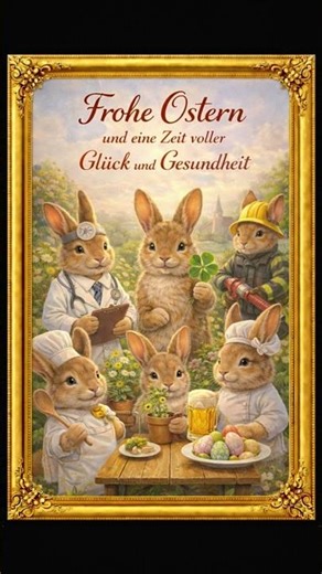 Frohe Ostern und eine Zeit voller Glück und Gesundheit 🐇 #ostern #ostergrüße #ostern2026 #osterhase