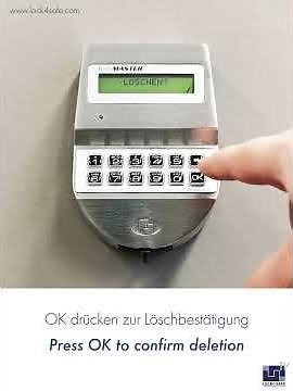 Tecnosicurezza TechMaster: Zeitschloss Prüfen/Löschen – Time lock verify/delete – by Lock4Safe