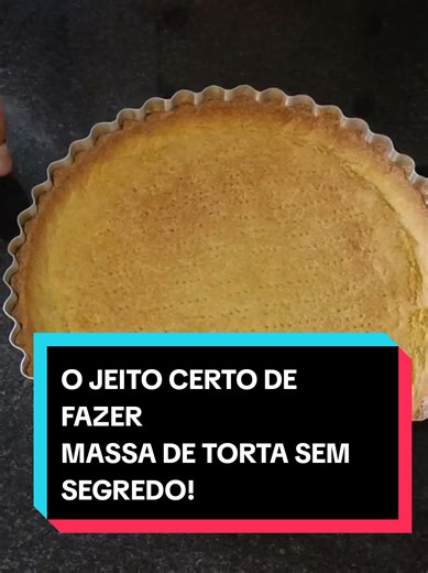 O JEITO CERTO DE FAZER A MELHOR MASSA DE TORTA - DESCUBRA TODAS AS DICAS E SEGREDOS DA MASSA DOCE Nesse vídeo te ensino a fazer uma Massa de Torta Profissional igual aquelas de Padaria, massa super crocante. Super fácil de fazer e Deliciosa. · INGREDIENTES · Massa: . 2 XÍCARAS DE CHÁ (XÍCARA 200 ML) DE FARINHA DE TRIGO · 1/2 XÍCARA DE CHÁ (XÍCARA 200 ML) DE AÇÚCAR • 1 PITADA DE SAL . 4 COLHERES DE SOPA DE MANTEIGA GELADA EM CUBINHOS ·1 0VO@Ingled Anderson