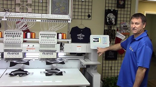 Avance 1504 MultiHead Embroidery Machine Demonstration