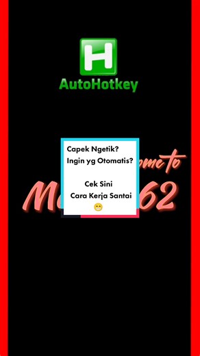 Ketik Otomatis dengan AutoHotkey #kerja #auto #windows #laptop #pc #fyp #viral #ketik #typing #otomatis #fypシ #trending #mac #key #computer #komputer #belajar #tutorial #callcenter #customerservice #helpdesk