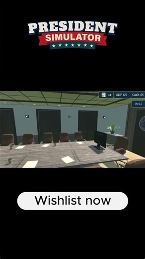 President Simulator - Wishlist now #simulatorgames #steam #fyp #funnygame #indiegames #shorts #usa