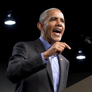 'Our democracy is at stake': Watch Barack Obama return to the campaign trail to rally voters in Virginia. | Politics Insider