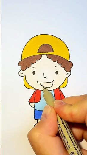 How to Draw a cute boy | Step-by-Step Drawing for Kids