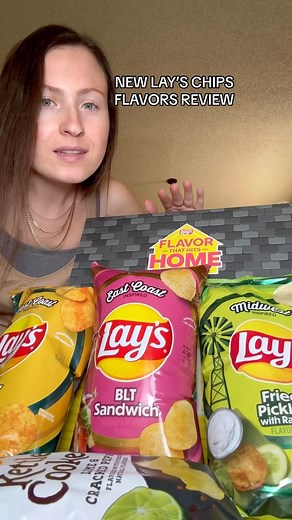 11K views · 58 reactions | NEW LAY’S CHIPS REVIEW! which would you try? #lays #layschips #newsnacks #pickles #ranch #tacos #bltsandwich #saltandpepper | Morgan Chomps | Facebook