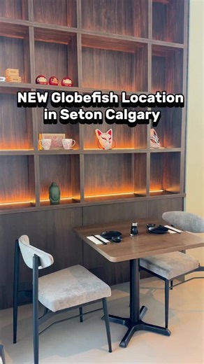 @globefish.sushi has officially opened a gorgeous new location in Seton, Calgary! ⁣🍣🍜 ⁣ This spot is not only stunning inside, but it also features a cozy ramen bar with individual dining booths, perfect for those solo ramen moments when you just want some peace (and noodles).⁣ ⁣ We had the best time tasting their fresh sushi, flavourful ramen, and mouthwatering kushiyaki (Japanese-style skewers), everything was 🔥⁣ Thank you @globefish.sushi & @chimmyeats for having us 💕 📍19587 Seton Cresce