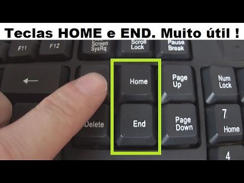 Teclas HOME e END. Aprenda como usar. Vai facilitar sua vida !!!