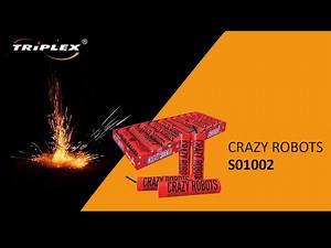 FAJERWERKI S01002 PETARDA CRAZY ROBOTS F3 TRIPLEX FIREWORKS