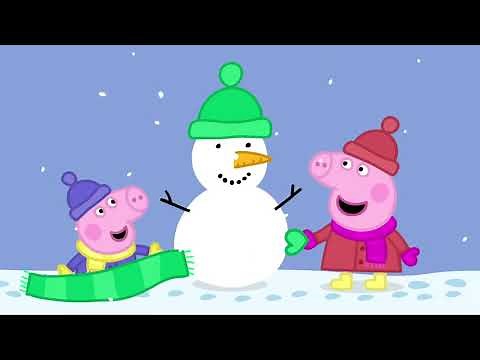 Peppa Pig en Español | Jugemos en la nive | Pepa la cerdita