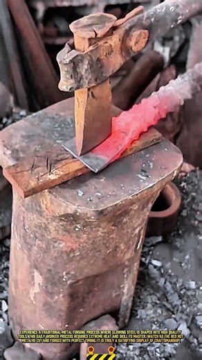 Traditional metal forging process for high quality tools