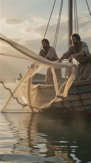 The Miraculous Catch of Fish | Jesus Calls His First Disciples ✝️ | Luke 5 #jesus #luke5