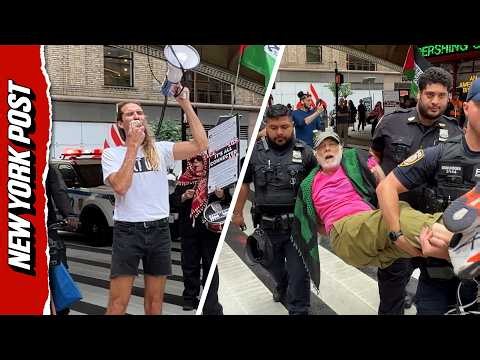 Watch Anti-ICE Protesters Block Traffic Then Get ARRESTED in NYC