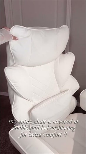 | i cannot emphasize how comfy this chair is! #dowinx #desksetup #cozygirl #office