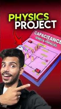 Wow! Amazing Physics Working model on Capacitance | DIY #physics #amazing #diycrafts