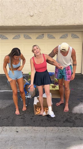 Pick a box to jump in to find out the consequences 😱 #viralvideo #funny #game #friends A person faces the suspenseful choice of picking a box, unaware of the surprising or scary consequences that await. | Nick K