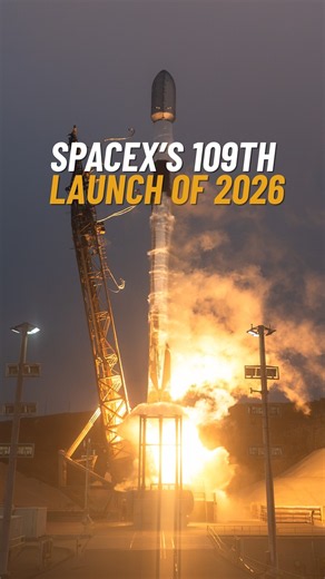SpaceX’s 109th Falcon launch of 2026!