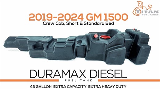 Titan Launches GMC Sierra Duramax 43-Gallon Fuel Tank: Video