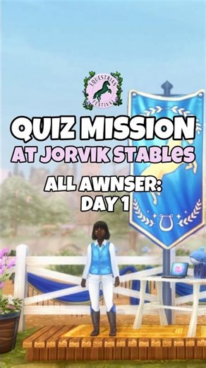 Equestrian Festival Daily Quiz Answers Day 1 🌸 Star Stable Online