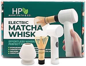 Matcha Electric Whisk Set - Rechargeable Handheld Mixer with Whisk and Holder | Automatic Whisk for the Perfect Blend | Electric Handheld Mixer for Matcha Tea Lovers