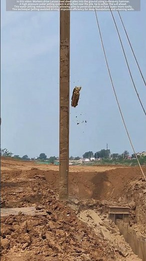Water Jetting-Assisted Driving : Larson Sheet Pile Installation