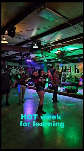 Hot week 4 learning! 🔥 Free line dance lessons.