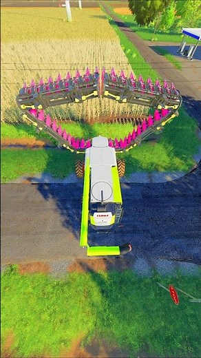Satisfying harvesting #farmingsimulator25 #farmingsimulator #farmingsimulator19