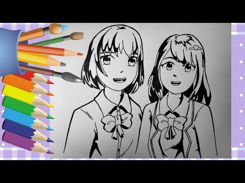 Menggambar Dan Mewarnai SAKURA SCHOOL SIMULATOR