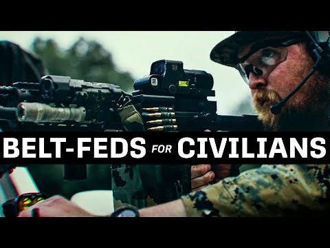 Civilian Belt-Fed vs the Legendary M249 SAW | Forced Reset Trigger + FightLite MCR