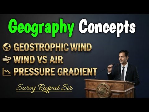 GEOSTROPHIC WIND !! Geography !! UPSC PYQ Series