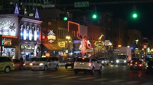 Nashville Tennessee Night Music Row Broadway Stock Footage Video (100% Royalty-free) 21749596 | Shutterstock